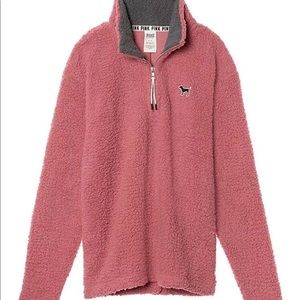 EUC VS PINK SHERPA BEGONIA SIZE S